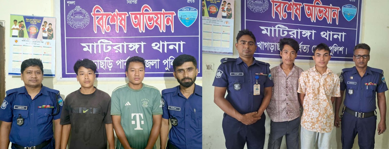 মাটিরাঙ্গায় ধর্ষণের’ ঘটনায় গ্রেফতার চার যুবকের আদালতে জবানবন্দি প্রদান