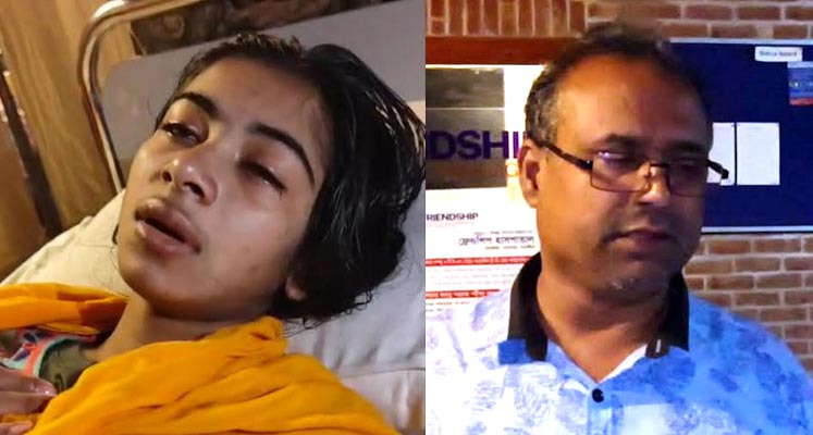 শ্যামনগরে শিক্ষকের পিটুনিতে হাসপাতালে স্কুল ছাত্রী