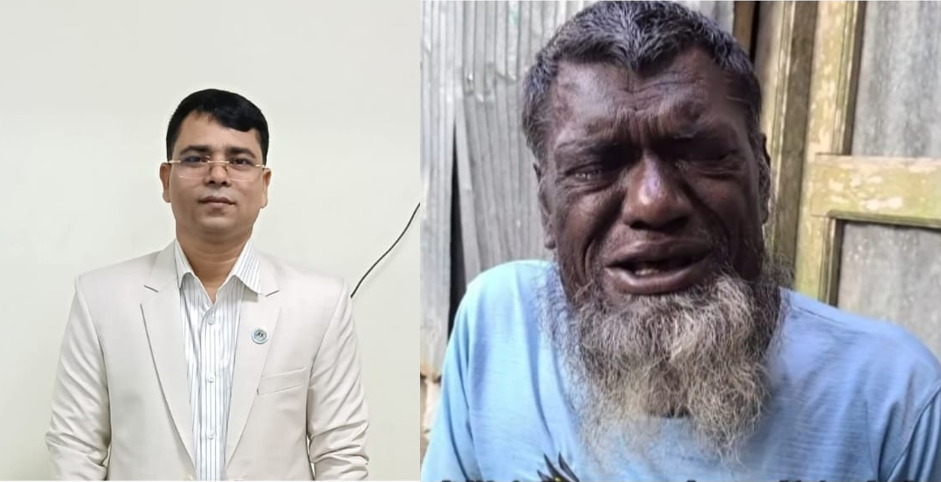 নিখাদে সংবাদ প্রকাশের পর অসহায় পরিবারের পাশে দাঁড়ালেন মির্জা সোবেদ আলী