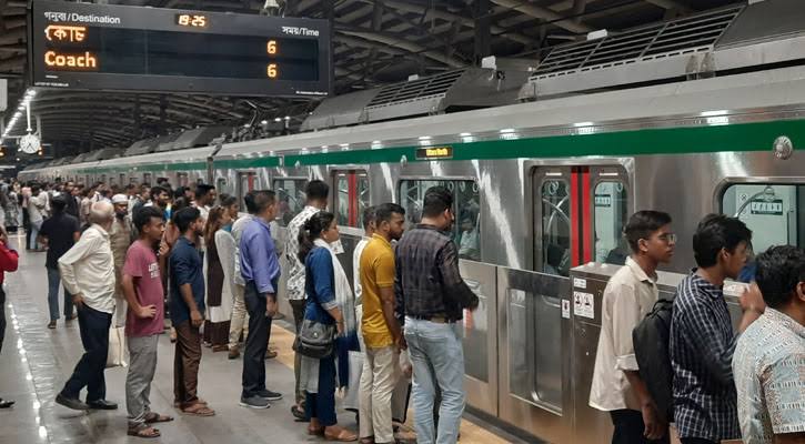 মেট্রোরেলে  আসছে নতুন সূচি, বাড়ছে ট্রিপ