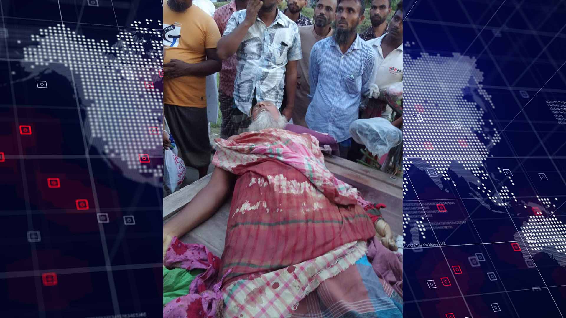 বরিশাল মুলাদীতে জমির  বিরোধে একজনকে কুপিয়ে হত্যা