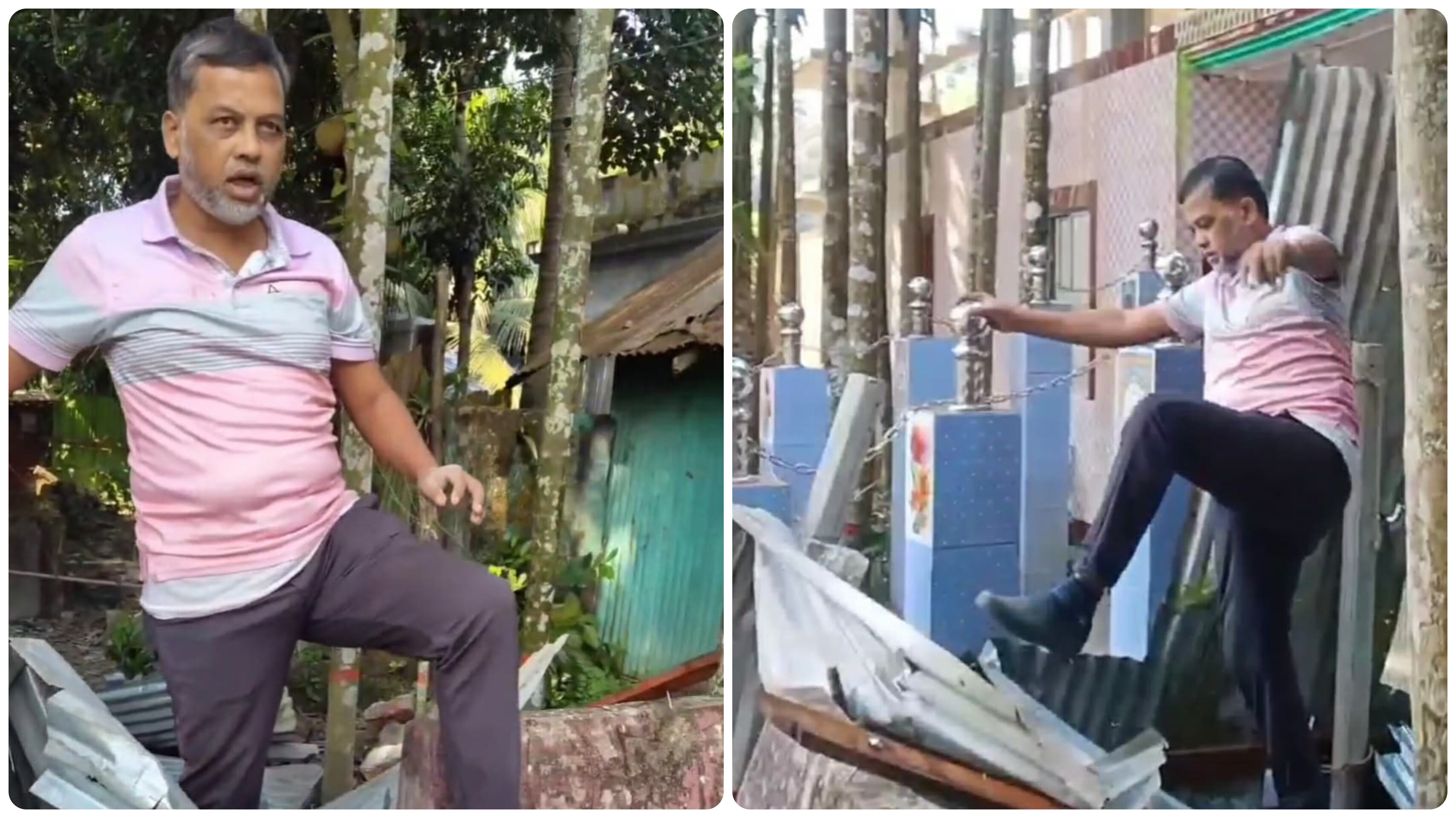 মুছাপুরে ভূমিদস্যু গোলাম ছারওয়ারের বিরুদ্ধে সম্পদ দখলের অভিযোগ