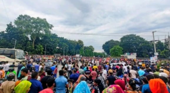 নীলফামারী ইপিজেডে সংঘর্ষে নিহত ১ ,আহত ৮