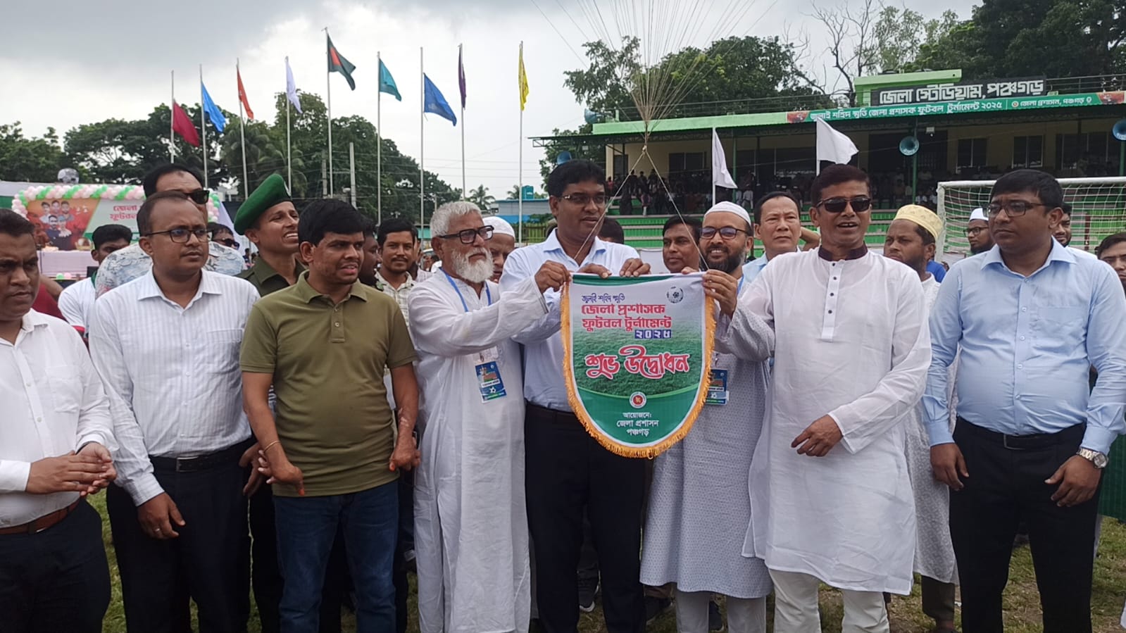পঞ্চগড়ে জুলাই শহিদ স্মৃতি ফুটবল টুর্নামেন্ট শুরু