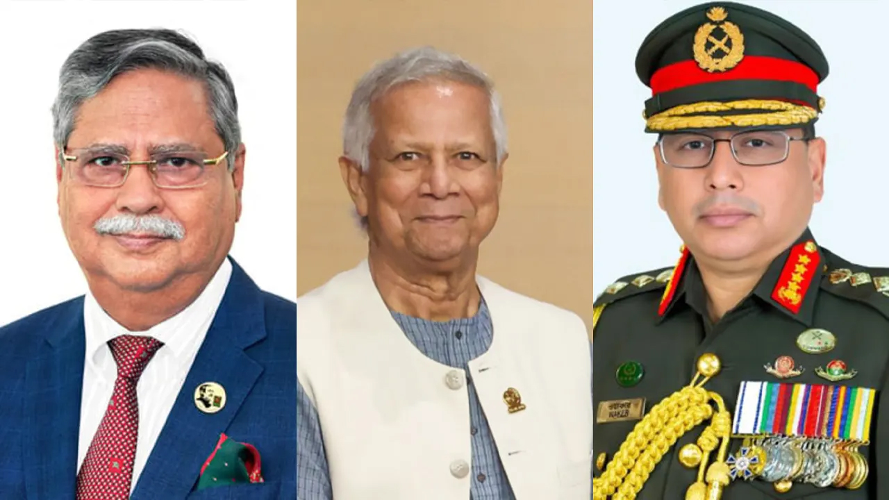 রাষ্ট্রপতি ও প্রধান উপদেষ্টার সঙ্গে সেনাপ্রধানের বৈঠক