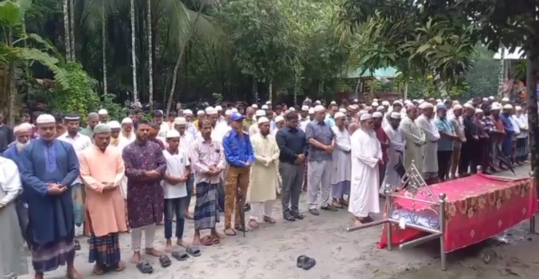 ভোলায় মাইলস্টোন স্কুলের আয়া মাসুমার দাফন সম্পন্ন