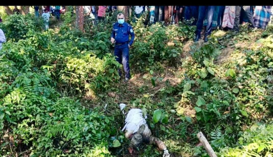 শেরপুরে পাহাড় থেকে অজ্ঞাত নারীর অর্ধগলিত মরদেহ উদ্ধার