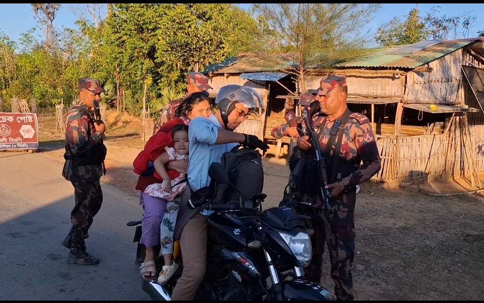 পানছড়ি সীমান্তে নিরাপত্তা জোরদার