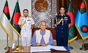 প্রধান উপদেষ্টা নৌ ও বিমান বাহিনীর পদোন্নতি পর্ষদ উদ্বোধন করলেন
