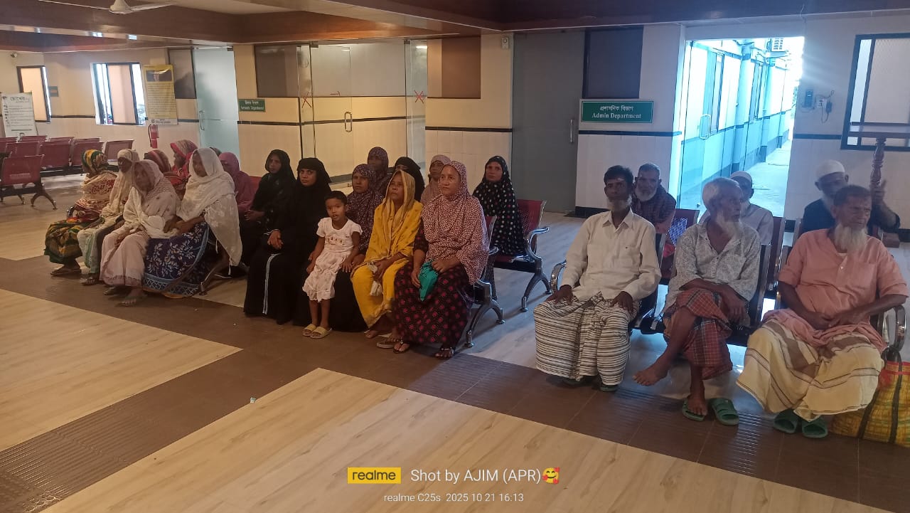 সৈয়দপুরে  সেতুবন্ধন পাঠাগারের বিনামূল্যে চক্ষু শিবির