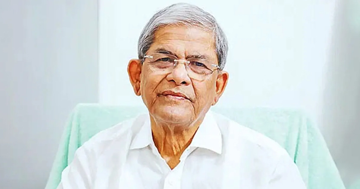 প্রধান উপদেষ্টা ফেব্রুয়ারীতেই  নির্বাচন চান: মির্জা ফখরুল