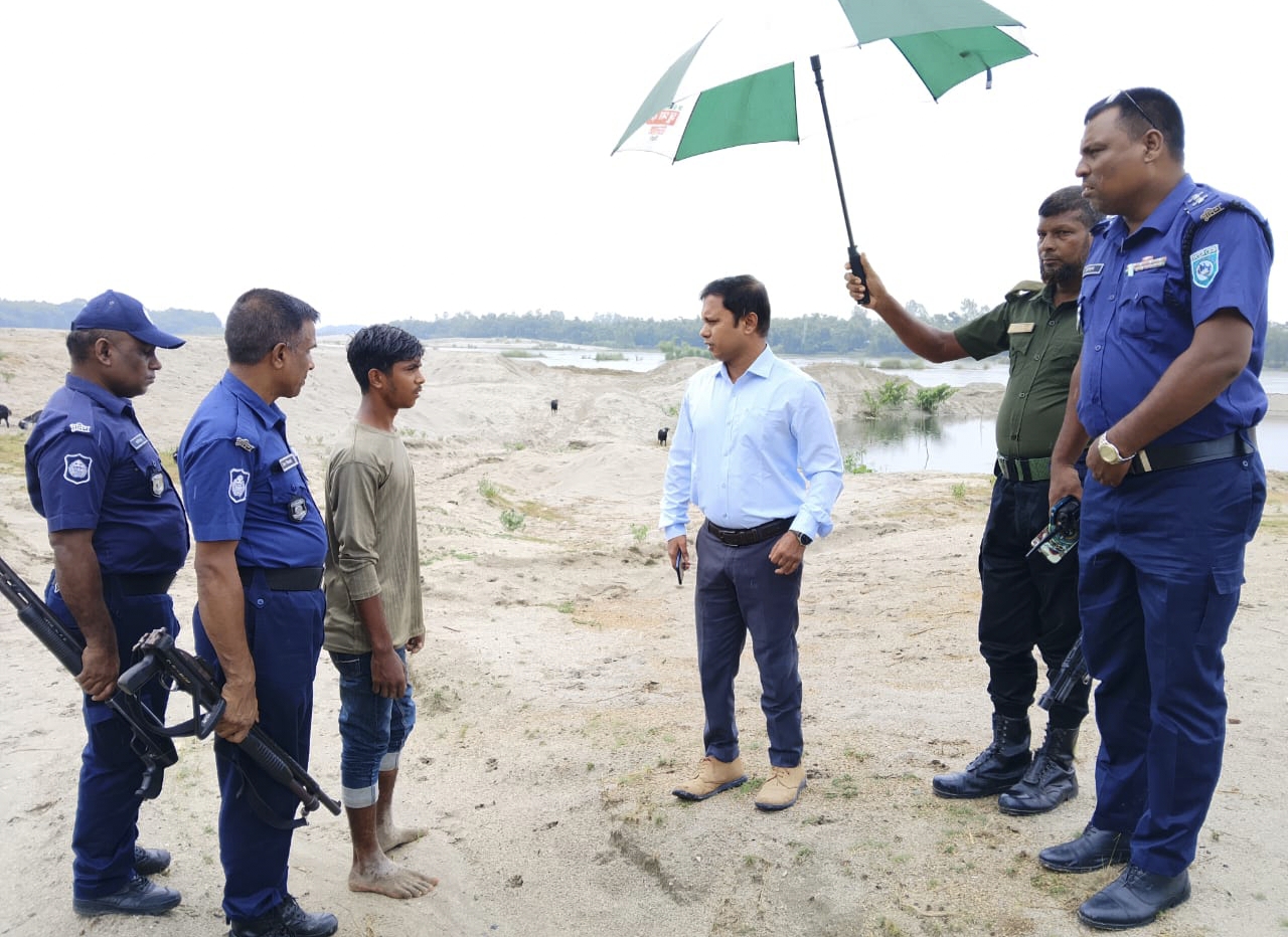 পাটগ্রামে অবৈধভাবে বালু উত্তোলন ও বিক্রির অভিযোগে কারাদণ্ড