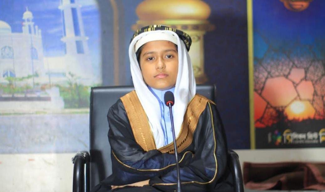 মাত্র ৭ মাসে কোরআনের হাফেজ হলেন মোহাম্মদ আহনাফ