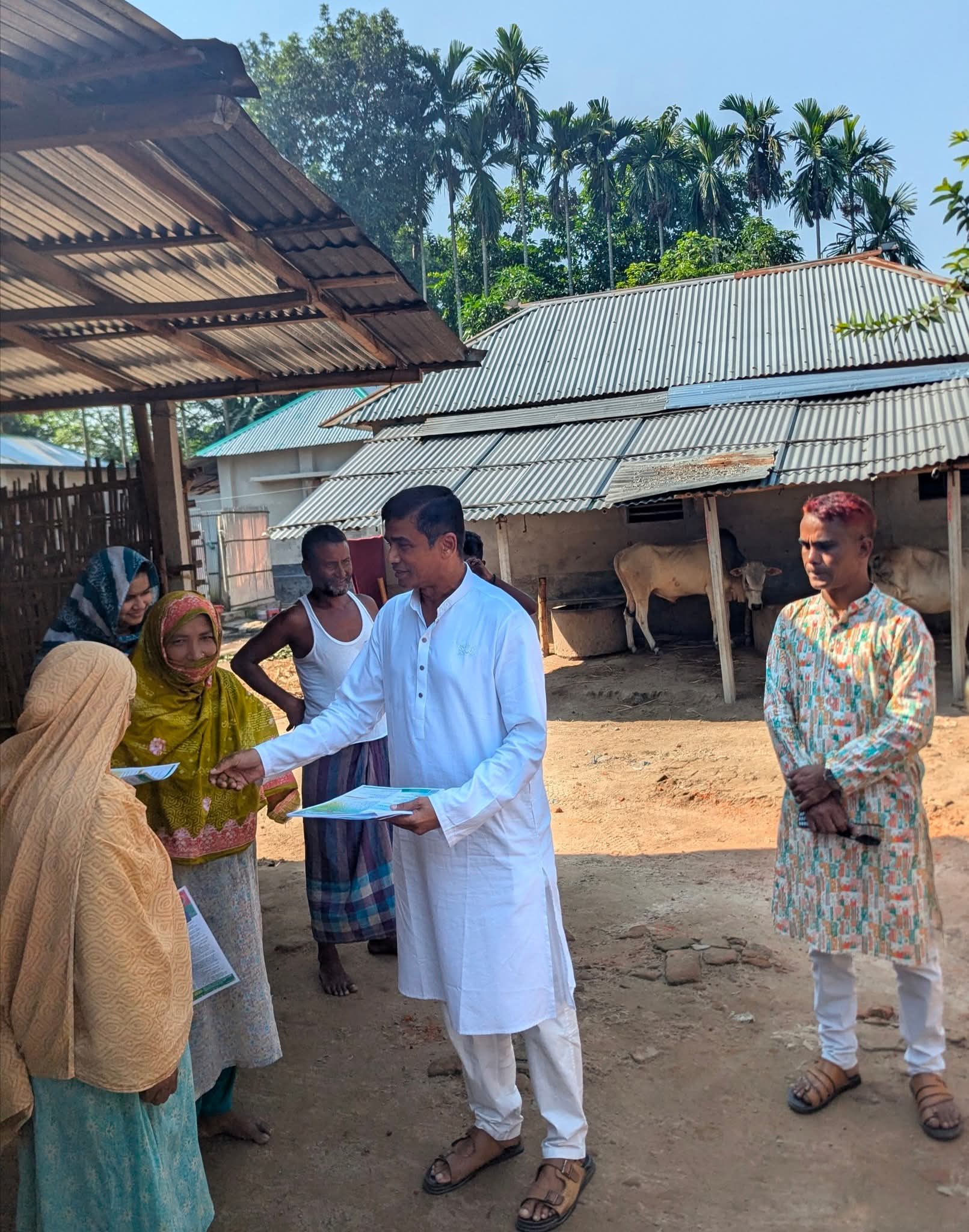 পঞ্চগড়-২ আসনে বি.এন.পি প্রার্থীর গণসংযোগ