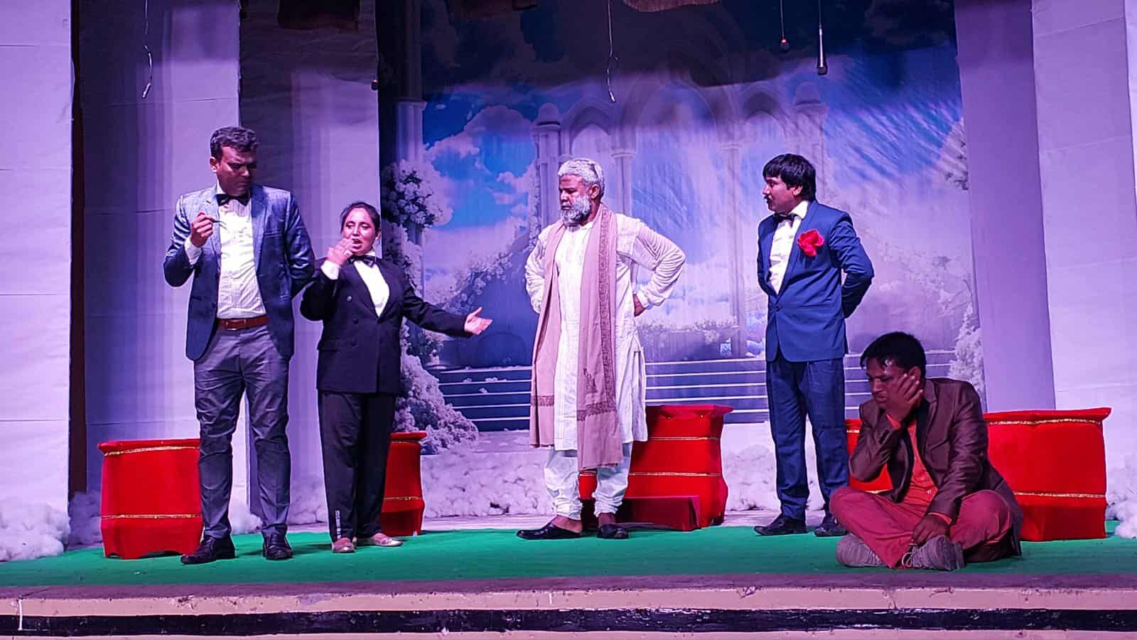 সৈয়দপুরে সতীর্থের উদ্যোগে নাটক অথঃ স্বর্গ বিচিত্রা মঞ্চস্থ