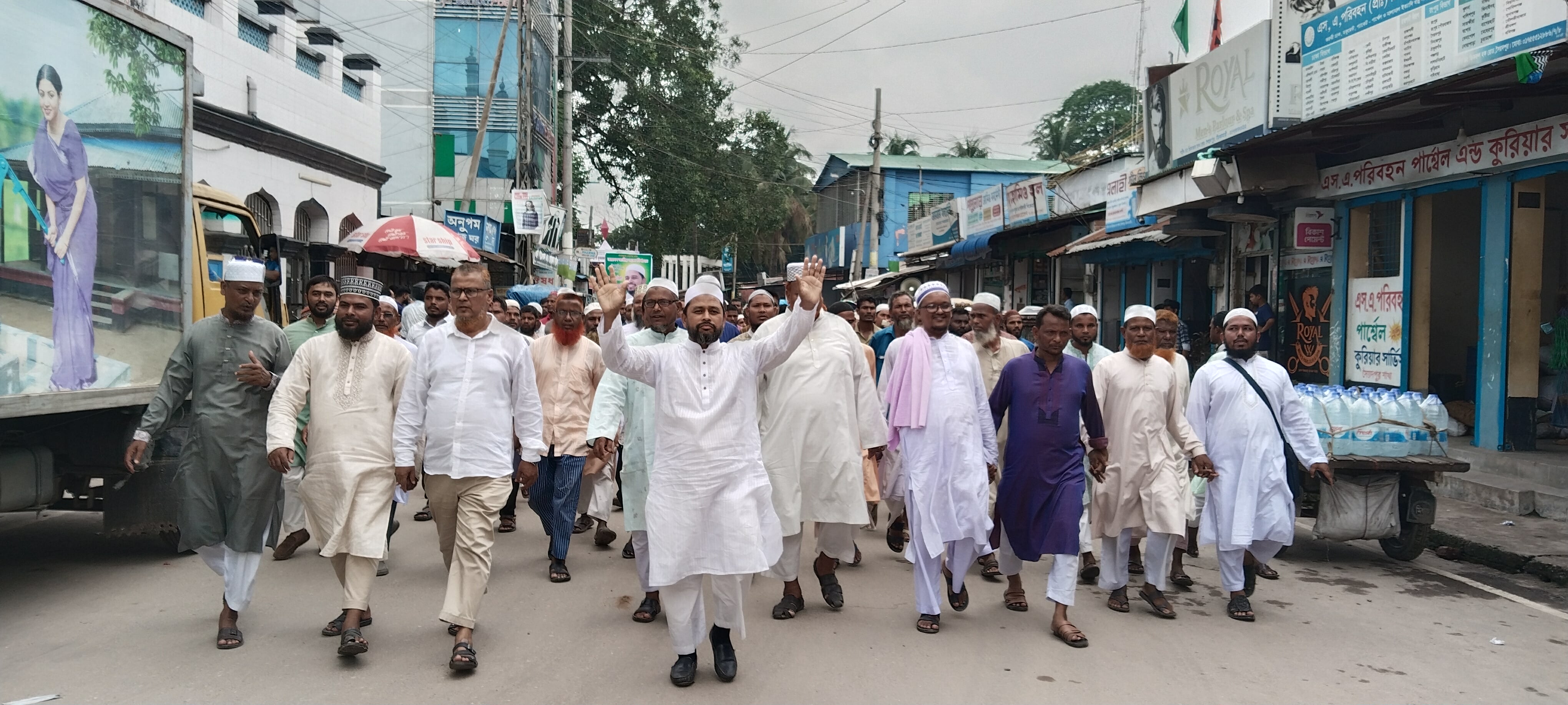 সৈয়দপুরে দাঁড়িপাল্লা মার্কার সমর্থনে জামায়াতের নির্বাচনী শোডাউন
