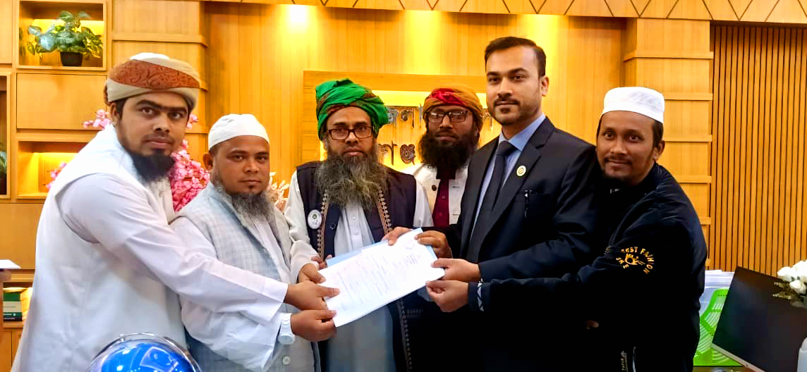 গাজীপুর-৫ আসনে বাংলাদেশ খেলাফত মজলিসের মনোনয়ন ফরম সংগ্রহ
