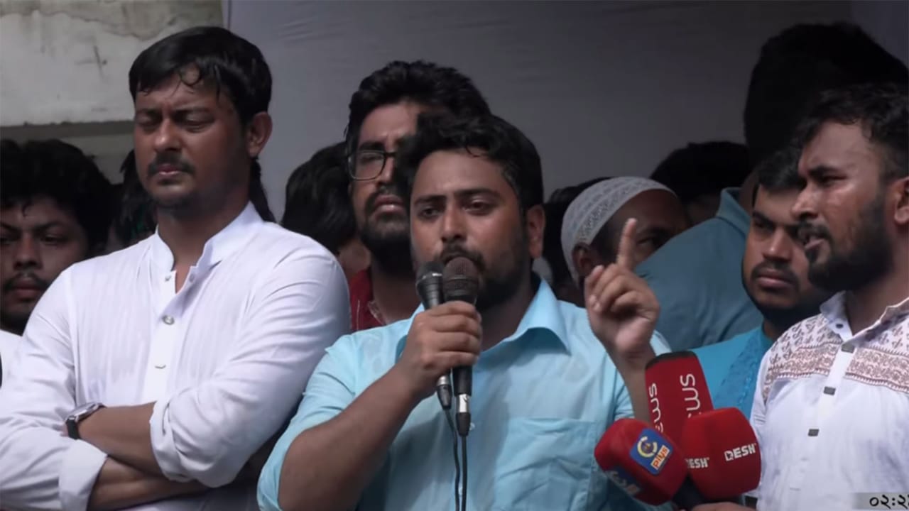 বাংলাদেশে আর কোনো গডফাদার সৃষ্টি হতে দেবো না -  নাহিদ ইসলাম