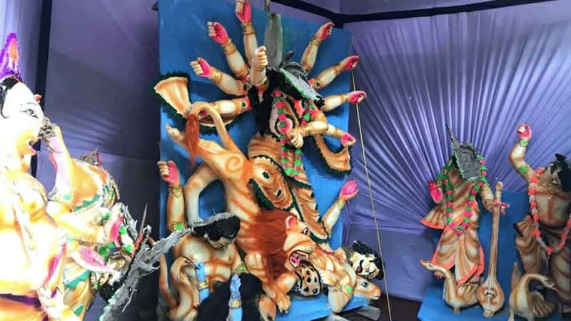 জামালপুরে দুর্গা প্রতিমা ভাঙচুর, যুবক আটক