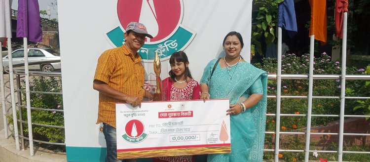 ‘নতুন কুঁড়ি’তে দেশসেরা টাঙ্গাইলের প্রেয়সী