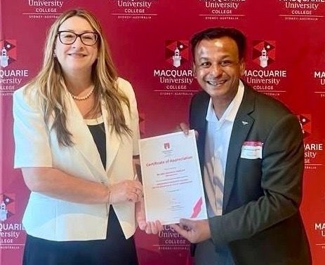 ম্যাকোয়ারি ইউনিভার্সিটি কলেজের বিশেষ স্বীকৃতি পেল এইচবিডি সার্ভিসেস