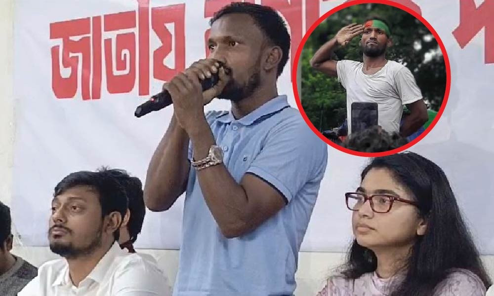 রিকশাচালক সুজনের ঢাকা-৮ থেকে এনসিপির মনোনয়ন ফরম গ্রহন