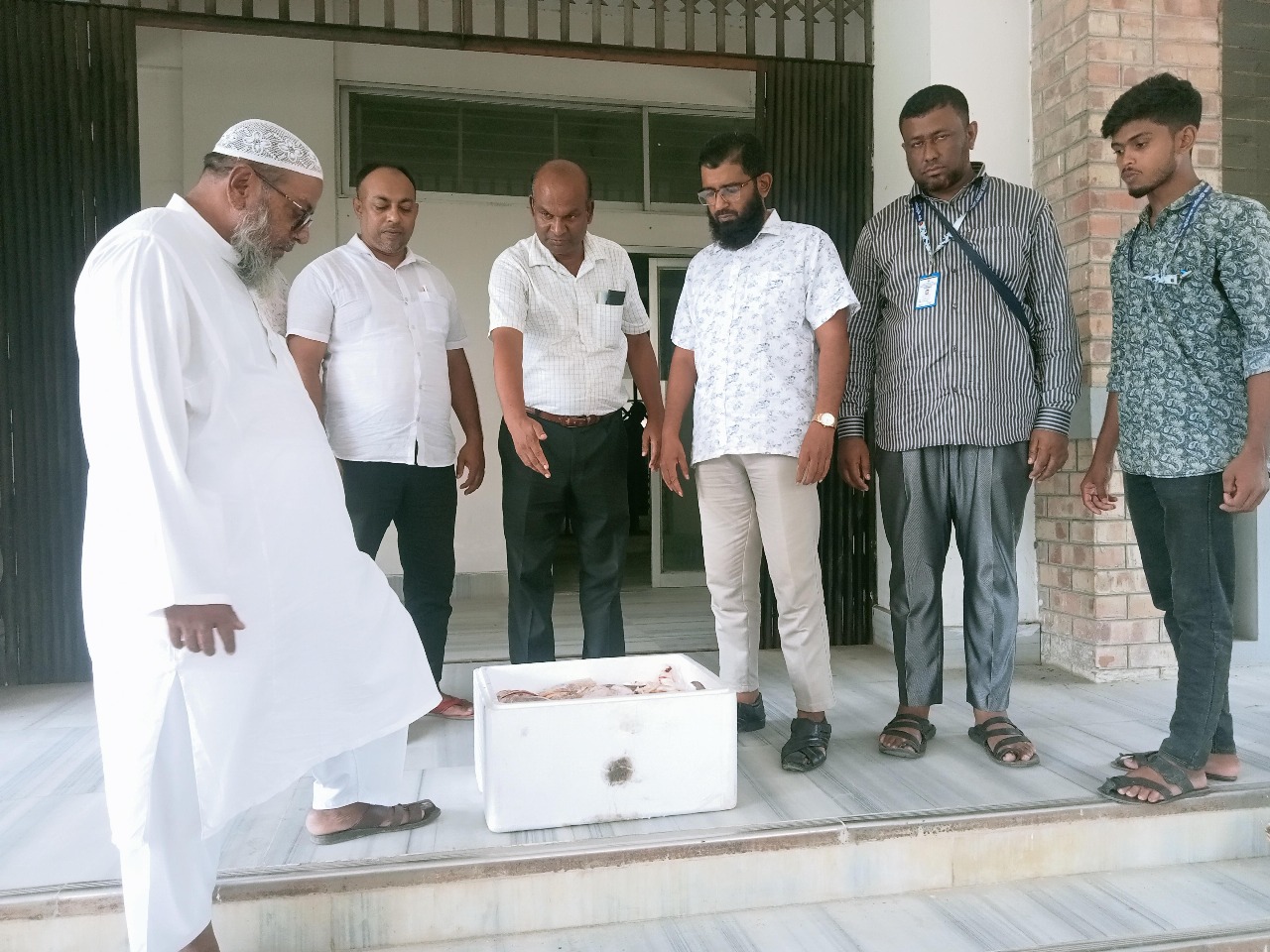 সাতক্ষীরায় বনবিভাগের জব্দকৃত মাছ মাগুরা এতিমখানায় বিতরণ