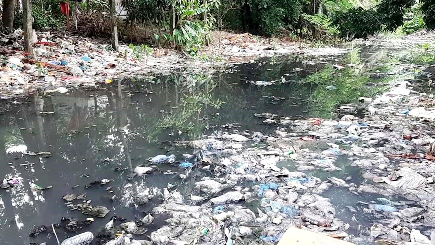 টরকী-বাশাইলের মৃতপ্রায় খালে বিপন্ন জনপদ