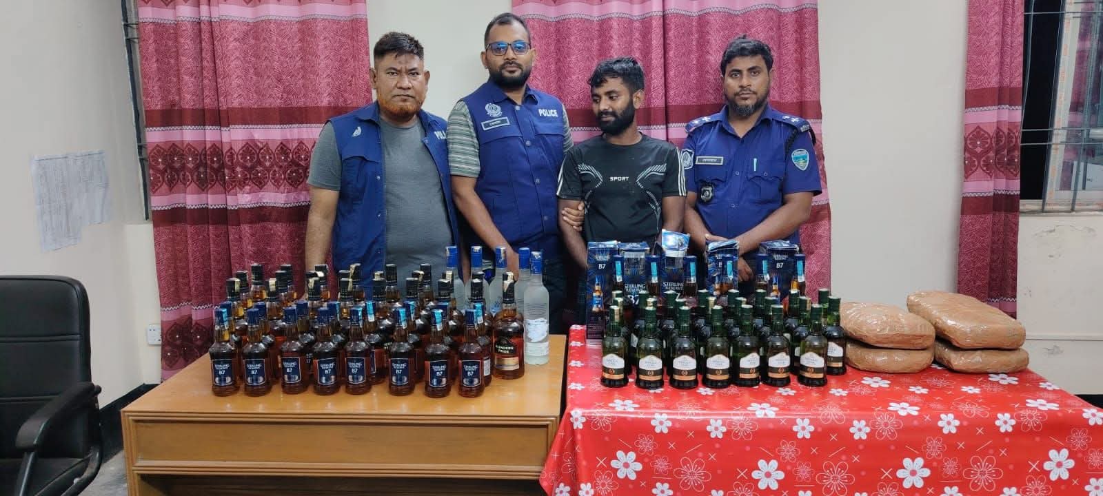 দাগনভূঞায় মাদক ও সিএনজি উদ্ধার, একজন আটক