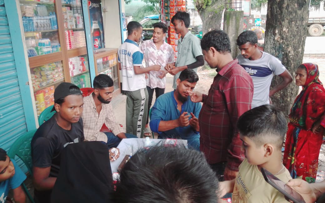 সততা সমাজকল্যাণ সংস্থা"র আয়োজনে ফ্রি রক্তের গ্রুপ নির্ণয়