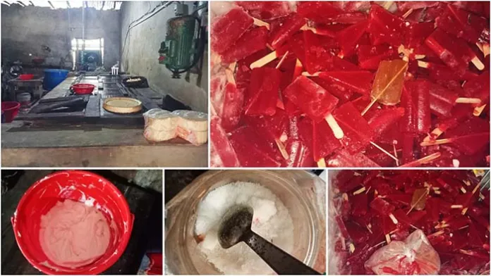 কলারোয়ায় অস্বাস্থ্যকর পরিবেশে ক্ষতিকর রঙ মিশিয়ে তৈরি হচ্ছে আইসক্রিম