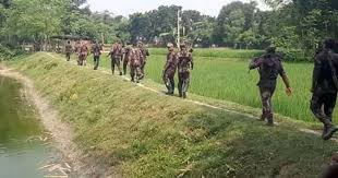পরশুরামে বেড়িবাঁধ মেরামত করতে দিলো না বিএসএফ