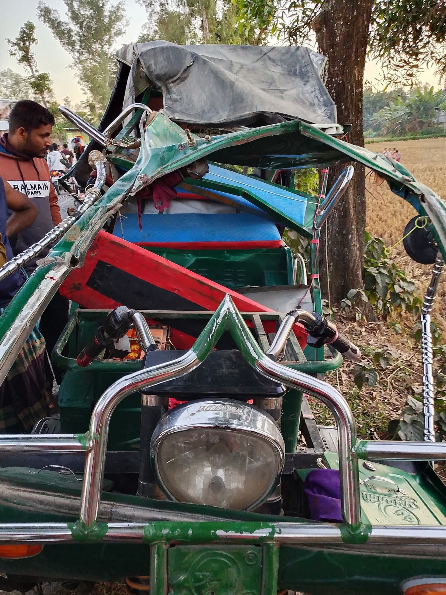 ট্রাক–অটোরিকশা সংঘর্ষে এক পরিবারের ২ জন নিহত, আহত ৪