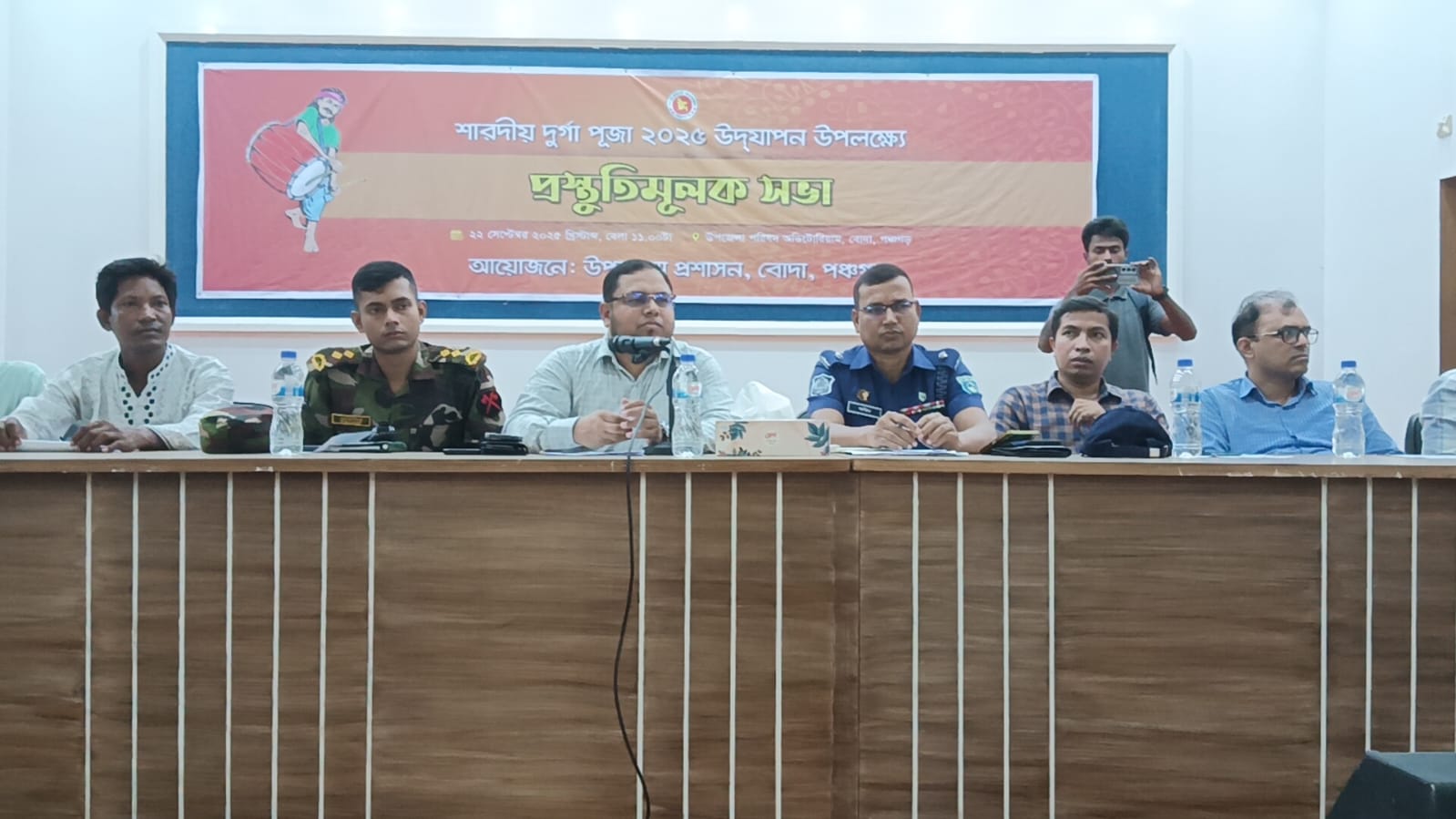 বোদায় দুর্গাপূজা সুষ্ঠু ভাবে উৎযাপন উপলক্ষে প্রশাসনের উদ্যোগে  প্রস্তুতি সভা