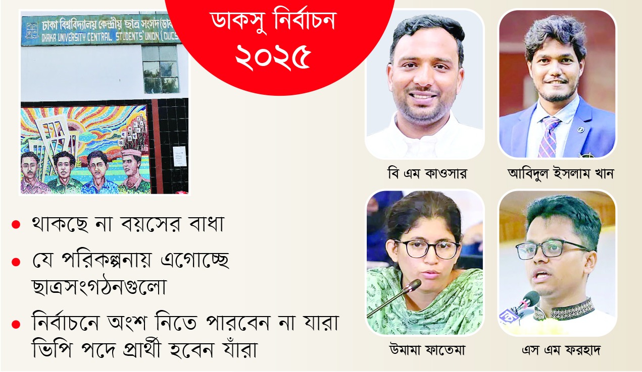 ডাকসু নির্বাচনে প্রার্থী হিসেবে আলোচনায় যাঁরা