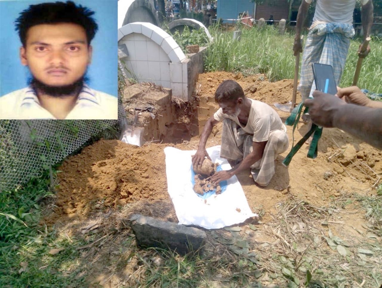 আদালতের নির্দেশে ১৫ বছর পর কবর থেকে ছাত্রদল নেতা লাশ উত্তোলন