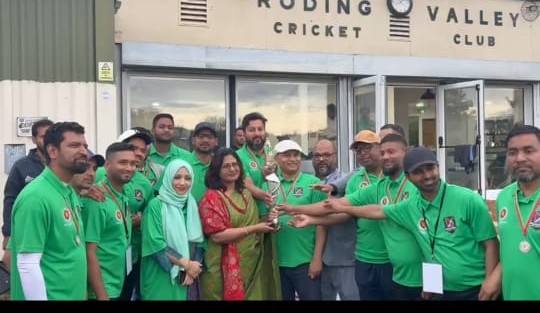লন্ডনে বাংলাদেশ হাইকমিশন ও ক্রিকেট কমিউনিটি ইউকের প্রীতি ক্রিকেট ম্যাচ