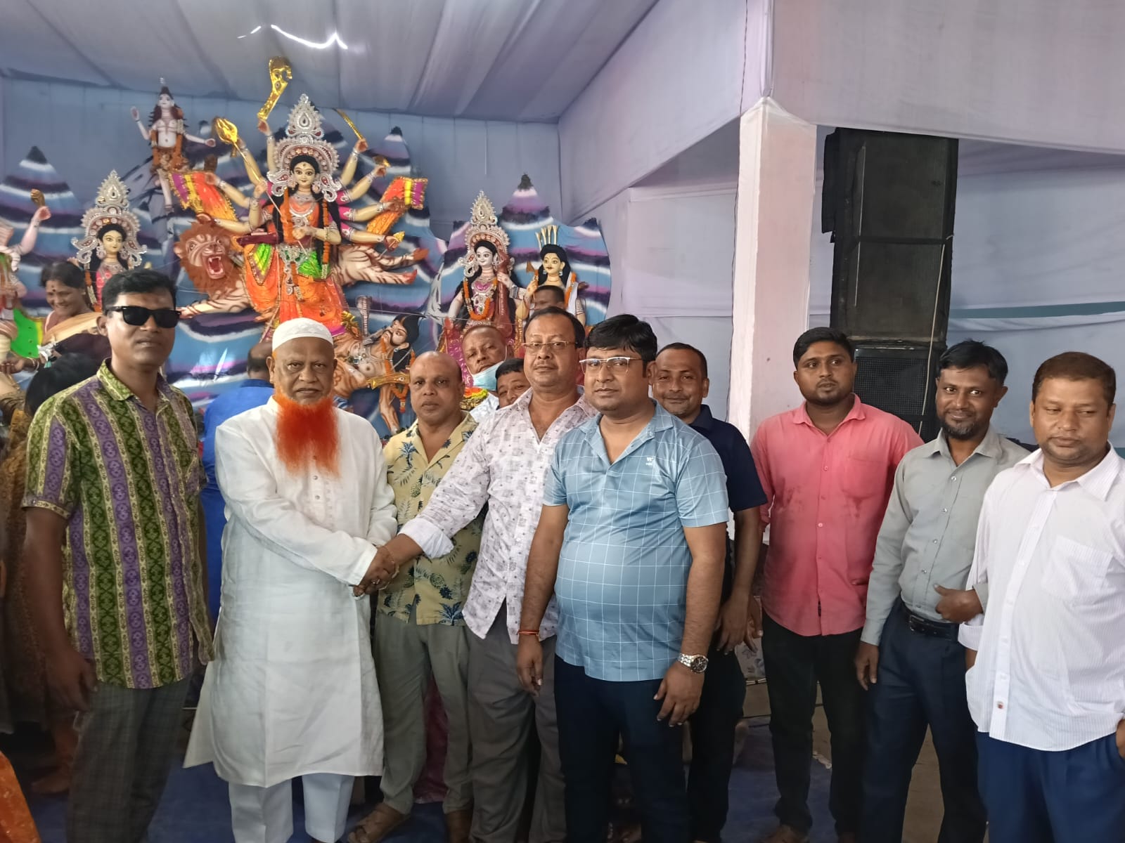 পঞ্চগড়ে মণ্ডপ পাহারায় পৌর বিএনপির স্বেচ্ছাসেবক টিম