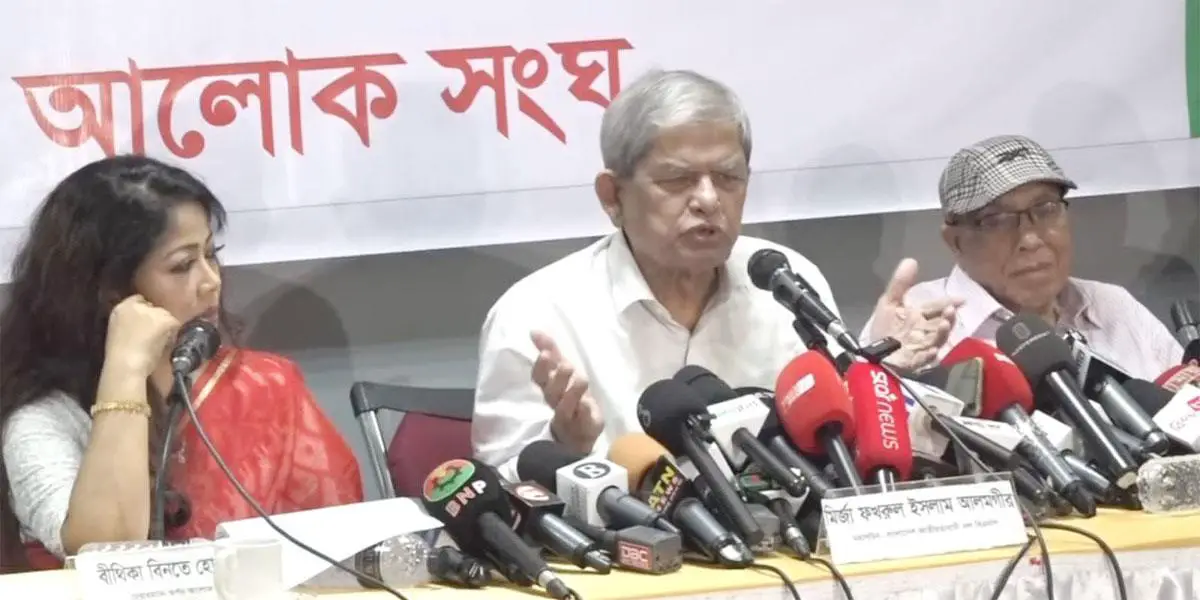 উগ্রবাদ ছড়ানোর চেষ্টা চলছে : মির্জা ফখরুল