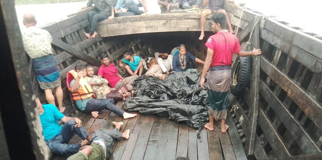 মেঘনায় ট্রলারডুবি, একজনের মৃত্যু, এক পুলিশ সদস্যসহ নিখোঁজ ৭