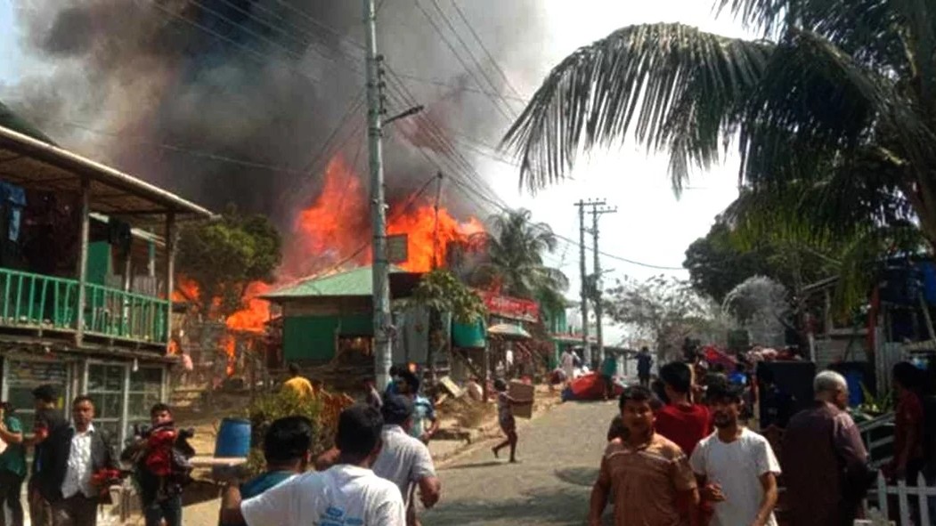 সাজেকে আগুন, অন্তত ৩০ রিসোর্ট পুড়ে ছাই