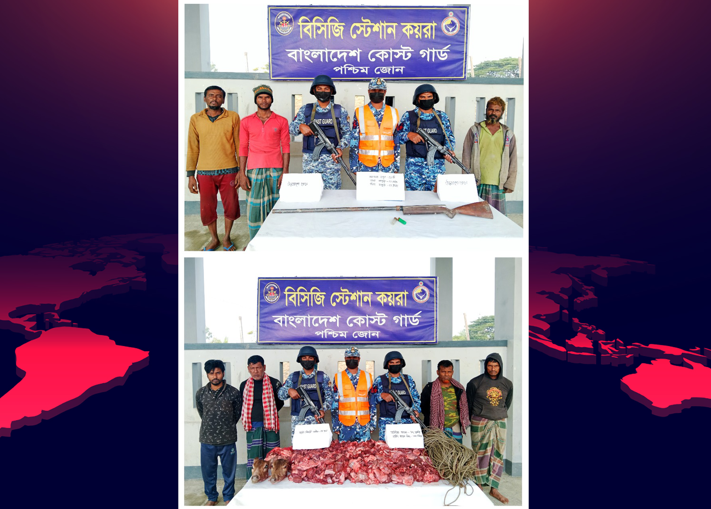 মুক্তিপনের দাবীতে আটক ৪ জেলে উদ্ধার