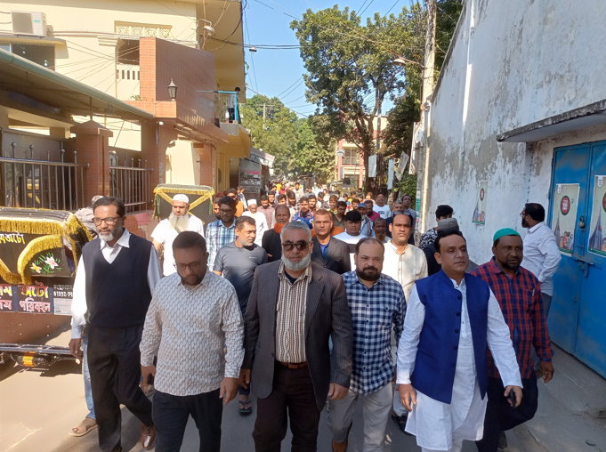 নীলফামারী ৪ আসনে ১৪১ ওয়ার্ডে একসাথে বিএনপির নির্বাচনী প্রচারনা