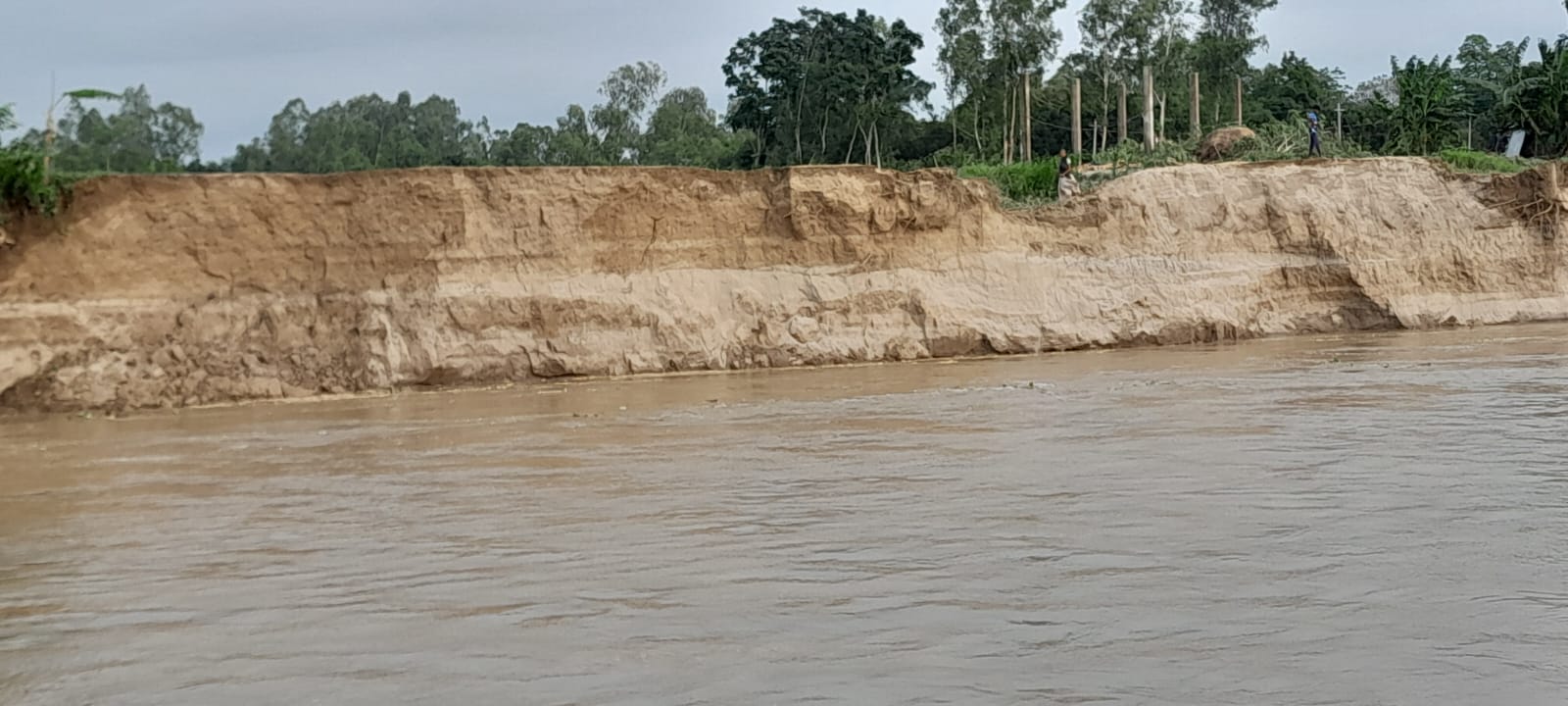 বকশীগঞ্জে দশানী নদীতে তীব্র ভাঙন, বিলীন হচ্ছে বসত ভিটা ও ফসলি জমি!