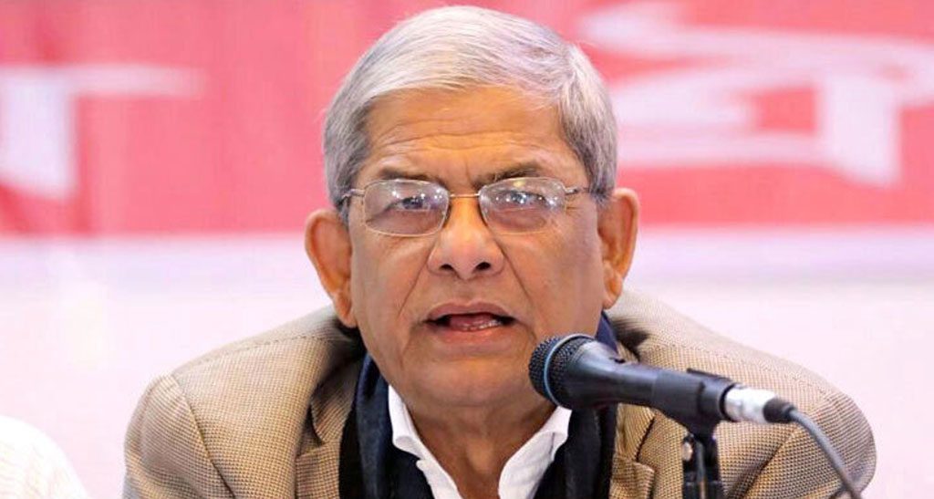 নির্বাচনকে ব্যাহত করতে পরিকল্পিতভাবে দেশের আইন-শৃঙ্খলা পরিস্থিতির অবনতি ঘটাচ্ছে - মির্জা ফখরুল