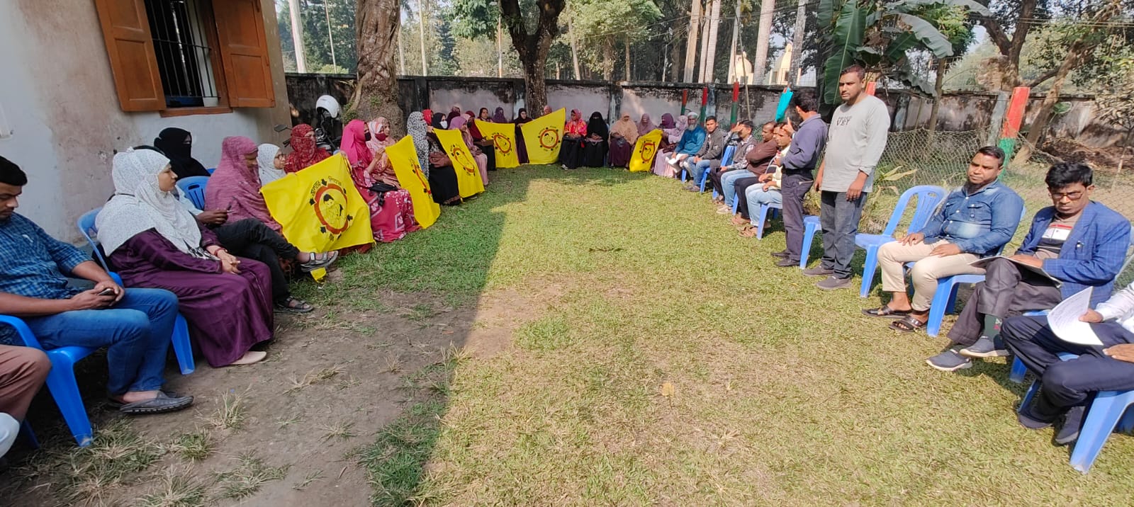 জামালপুরে বাংলাদেশ হেলথ্ অ্যাসিস্ট্যান্ট এসোসিয়েশন এর অবস্থান কর্মসূচি