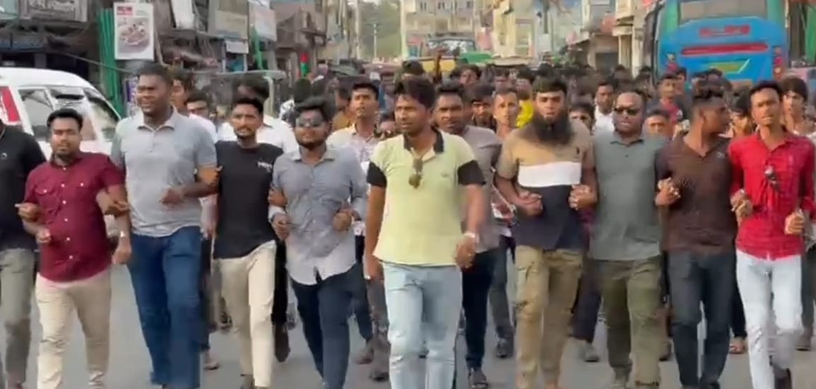 সাম্য হত্যার প্রতিবাদে সাতক্ষীরায় ছাত্রদলের বিক্ষোভ মিছিল সমাবেশ