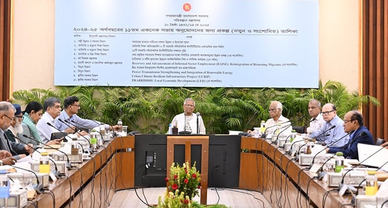 একনেক সভা শেষে উপদেষ্টাদের রুদ্ধদ্বার বৈঠক