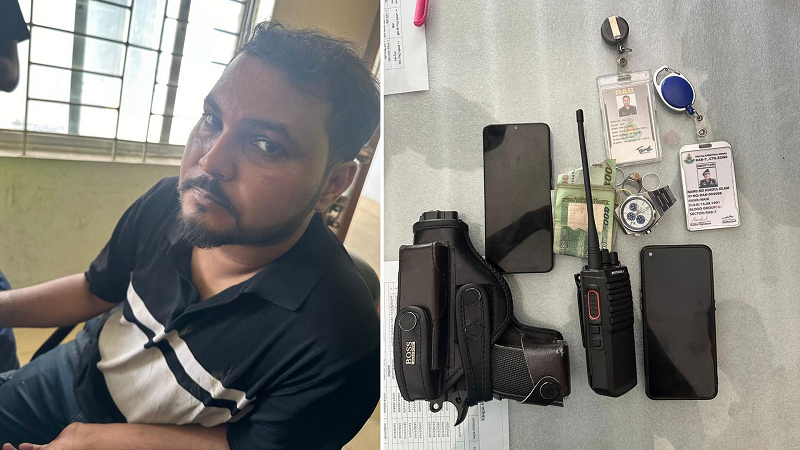 শ্যামনগরে চাঁদাবাজি কালে ভুয়া ম্যাজিস্ট্রেট, ভুয়া পুলিশ ও সাংবাদিক গ্রেপ্তার