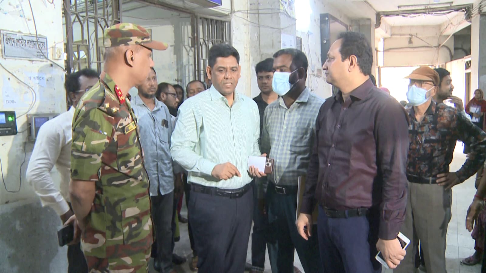 নষ্ট হওয়া যন্ত্রাংশ সচল করতে রমেক হাসপাতাল পরিদর্শন স্বাস্থ্য বিভাগের